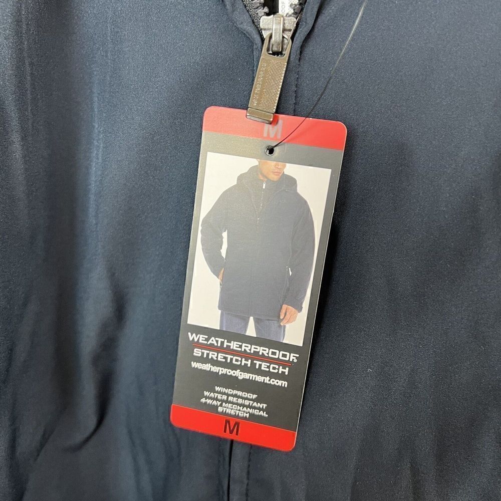 NWT Weatherproof Men’s Ultra Tech Jacket BLUE  Size M - Picture 6 of 14